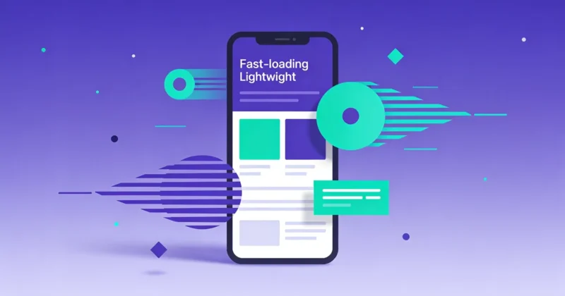 AMP (Accelerated Mobile Pages) - ilustracja koncepcji