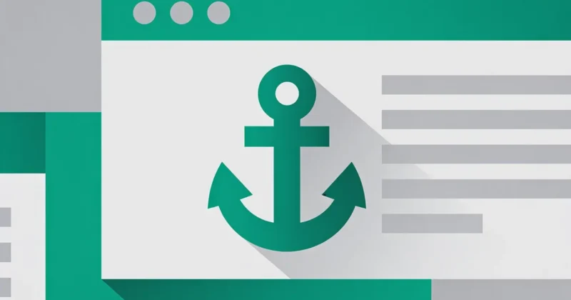 Anchor - ilustracja koncepcji