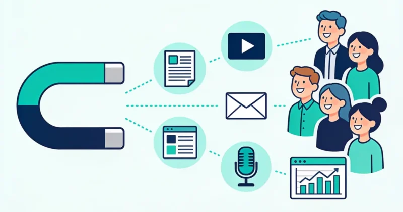 Content marketing: różne formaty treści przyciągające odbiorców