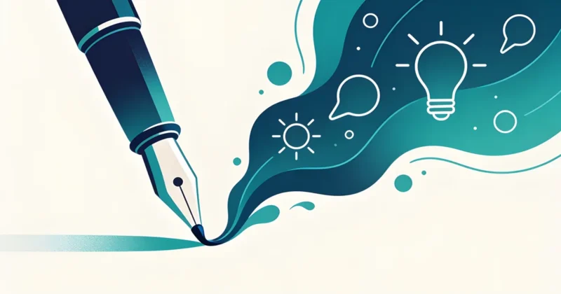 Copywriting - ilustracja koncepcji