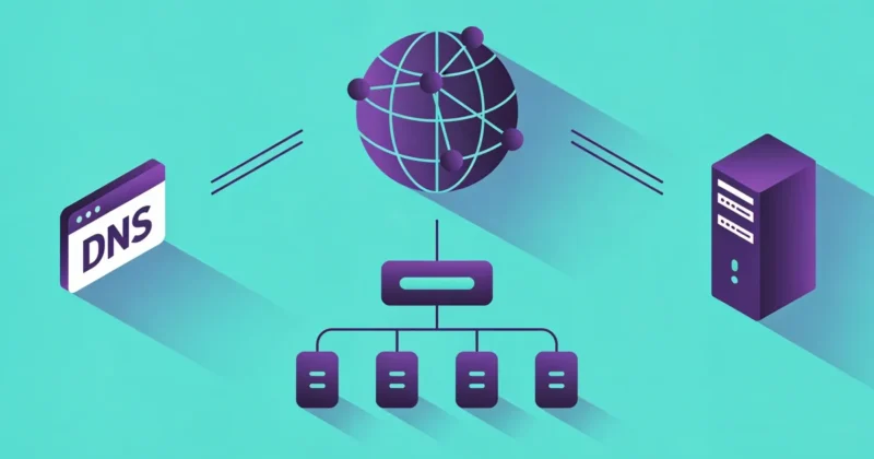 DNS - ilustracja koncepcji
