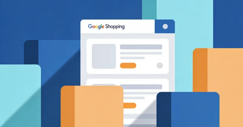 Google Shopping - ilustracja koncepcji