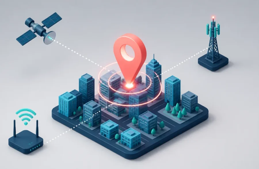 Jak działa geolokalizacja, satelita GPS, maszt i Wi-Fi