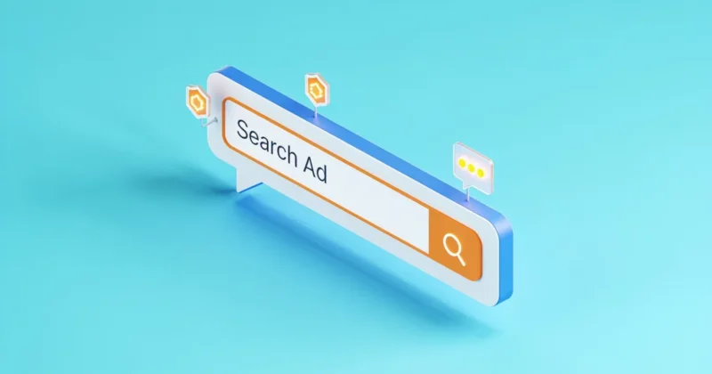 Rozszerzenie objaśnień w Google Ads - ilustracja koncepcji