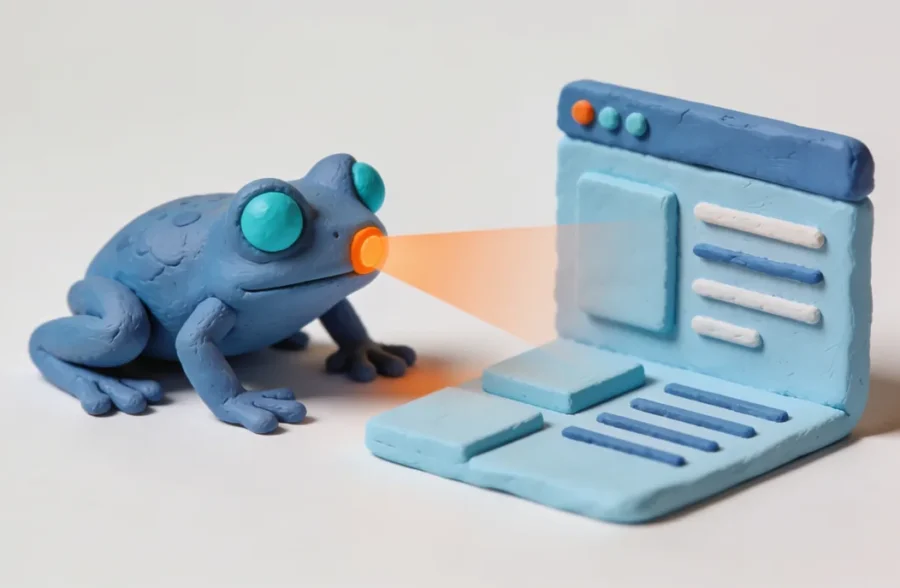 Screaming Frog - ilustracja koncepcji