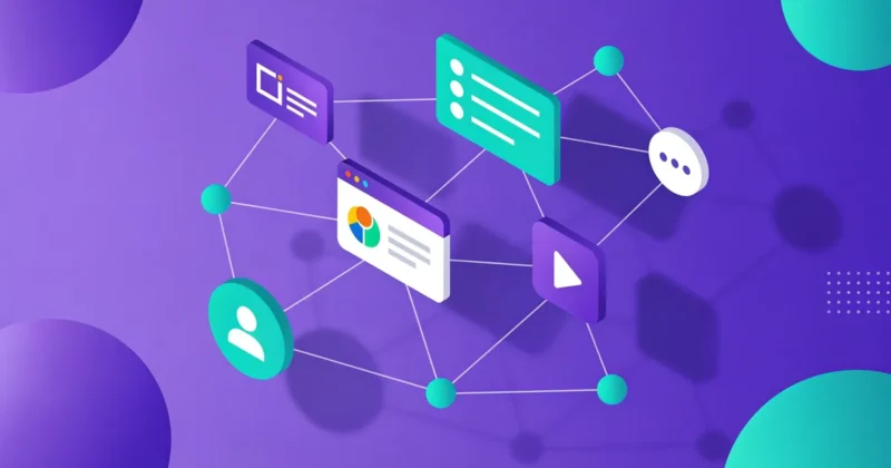 Social media marketing (SMM) - ilustracja koncepcji