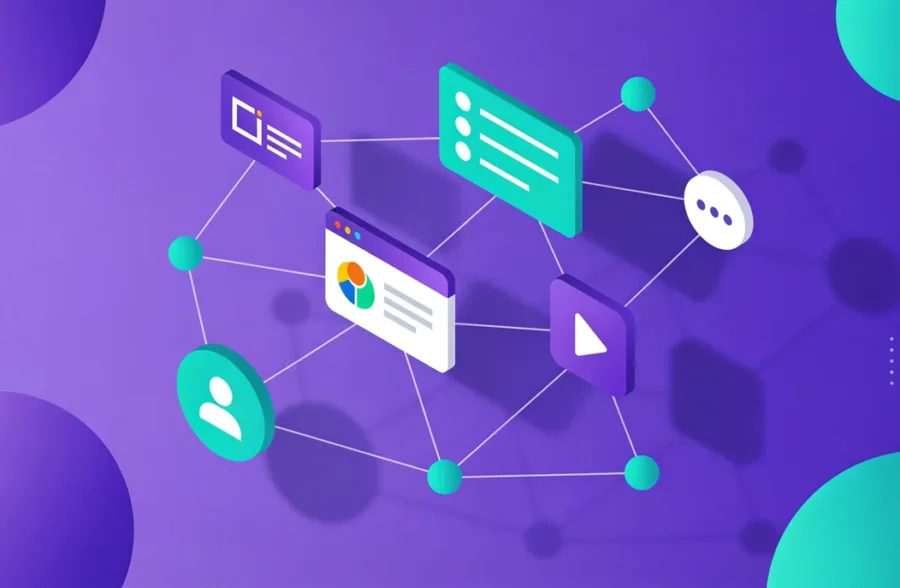 Social media marketing (SMM) - ilustracja koncepcji