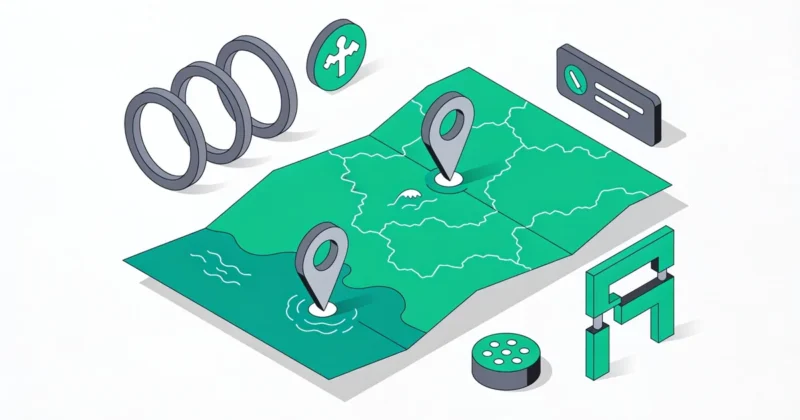 Surfer Local - ilustracja koncepcji