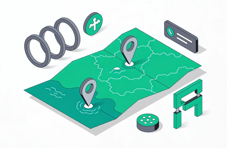 Surfer Local - ilustracja koncepcji