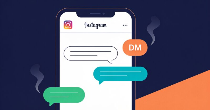 Wiadomości DM na Instagramie