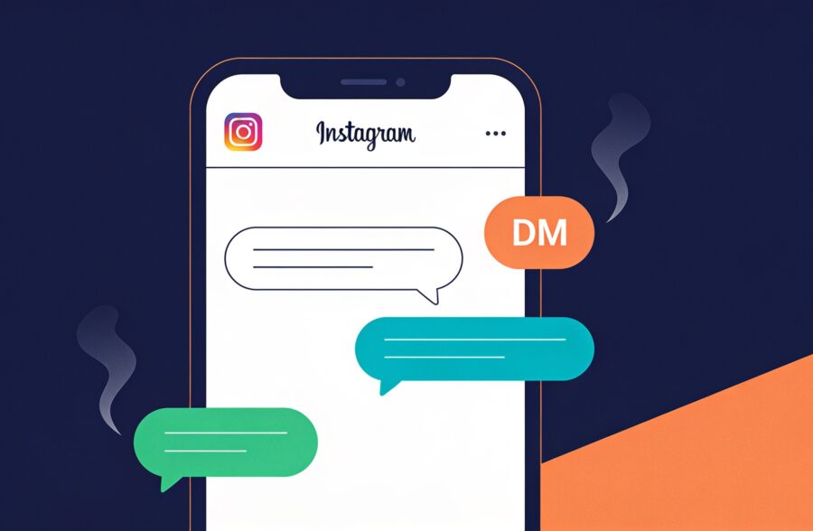 Wiadomości DM na Instagramie
