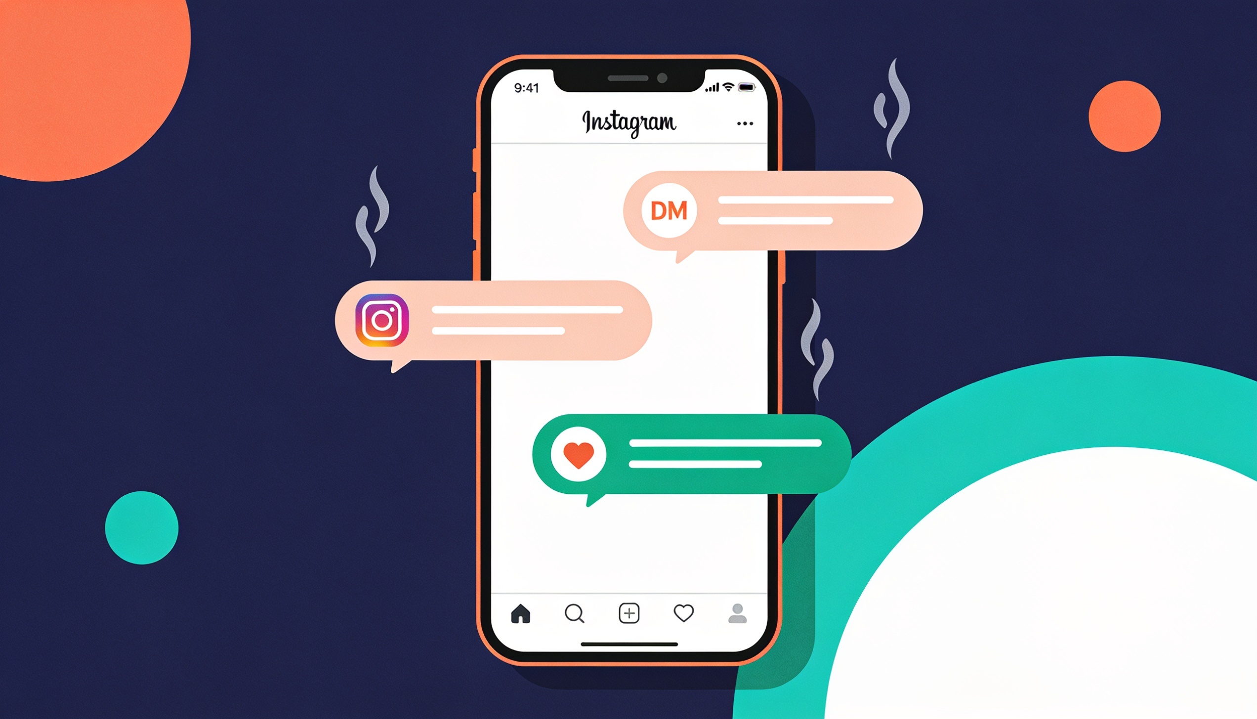 Wiadomości DM na Instagramie