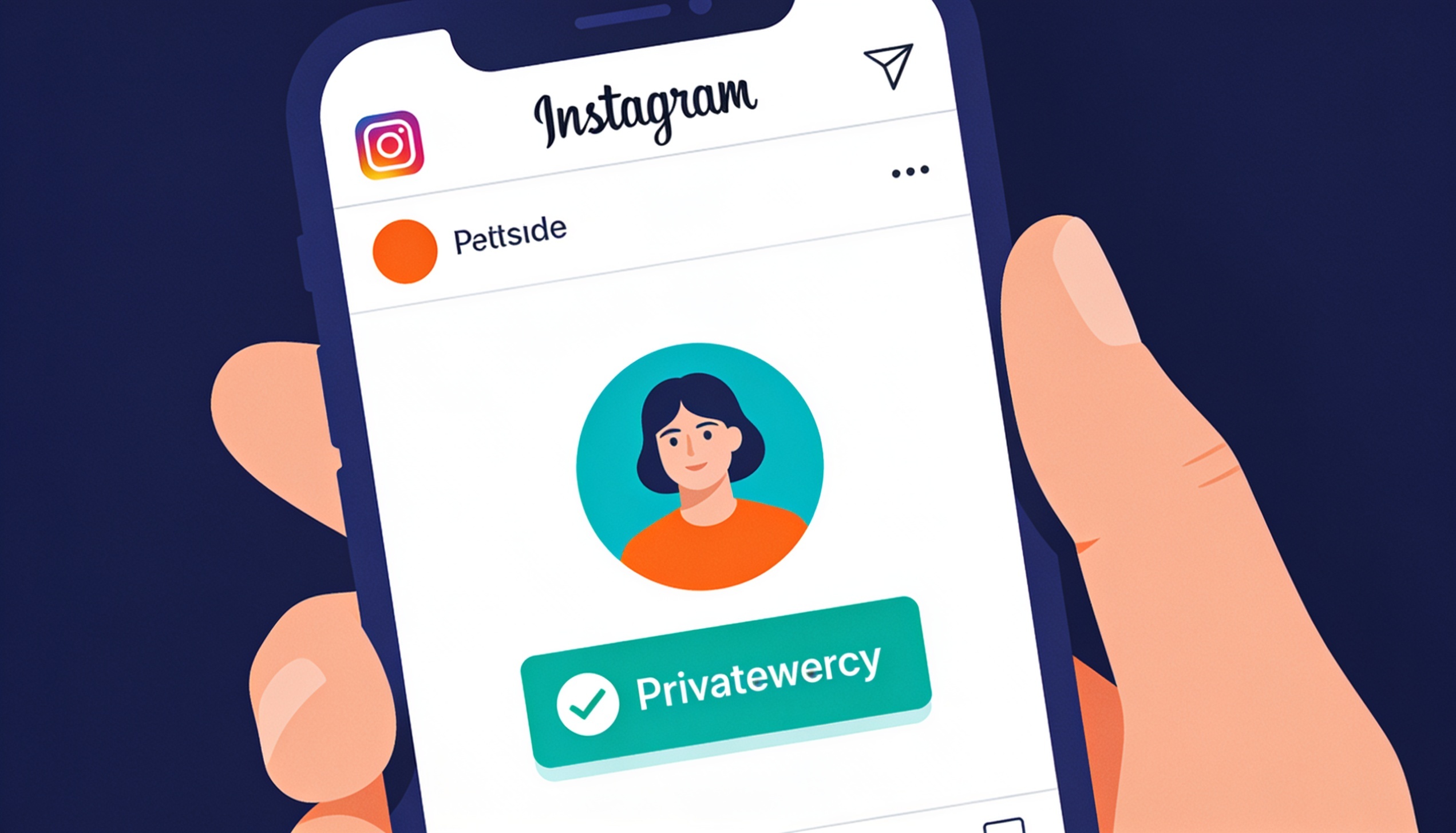 Konto prywatne na Instagramie