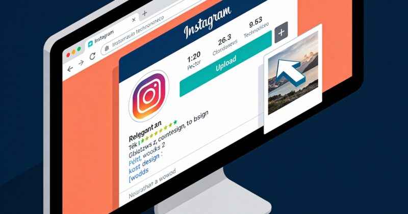 Dodawanie zdjęcia na Instagram z komputera