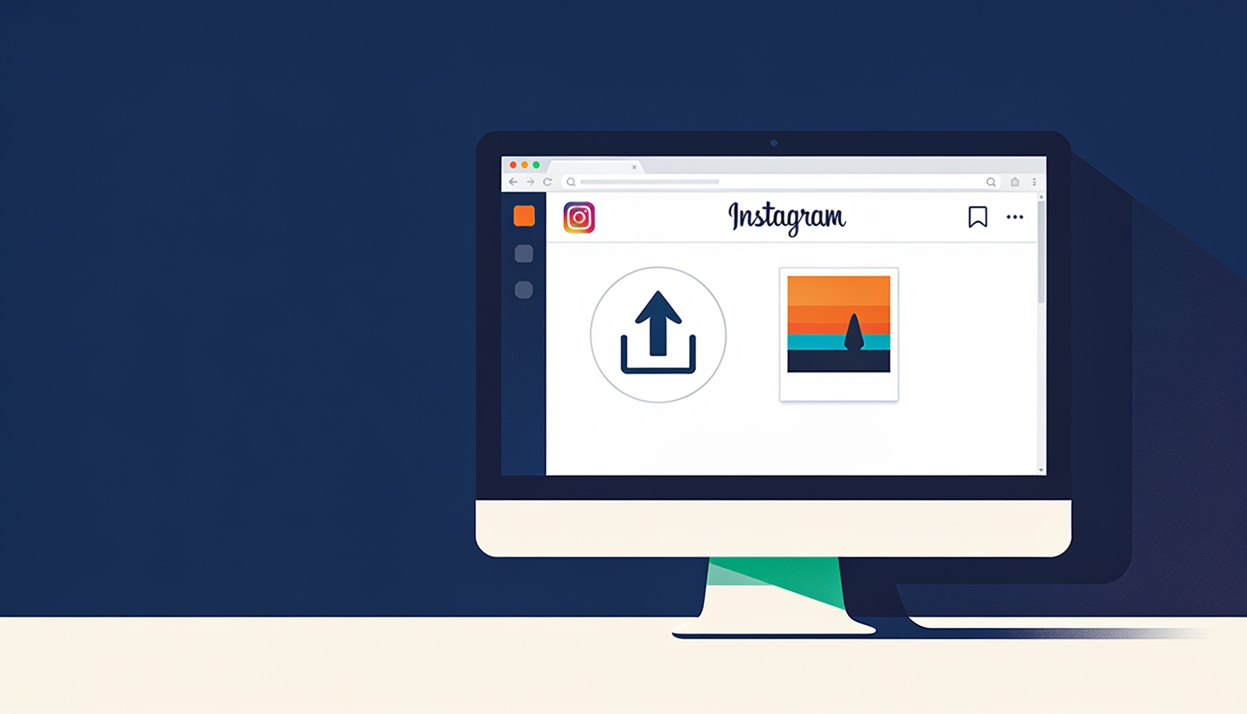 Dodawanie zdjęcia na Instagram z komputera