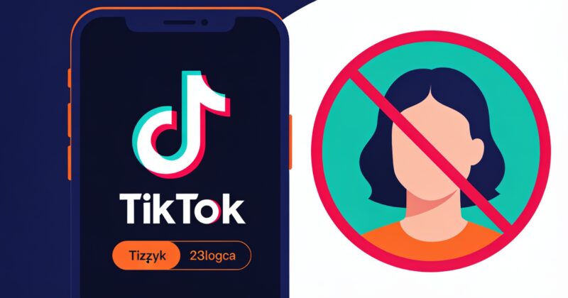 Blokowanie kogoś na TikToku