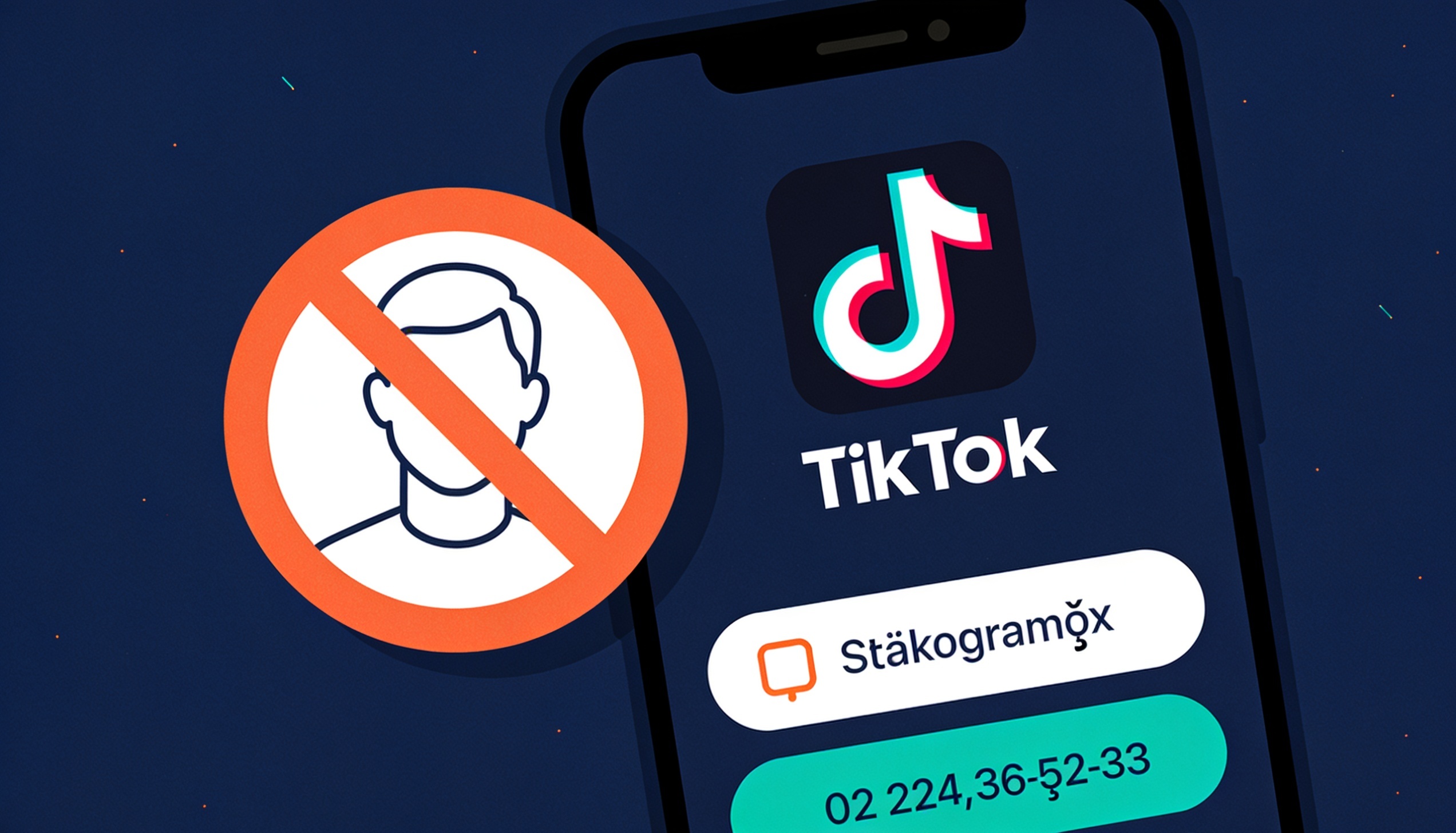 Blokowanie kogoś na TikToku